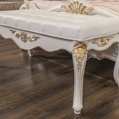Банкетка Натали (белый глянец) в Лесном - lesnoy.mebel24.online | фото 4