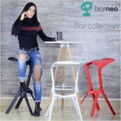 Барный стул Barneo N-227 Miura черный в Лесном - lesnoy.mebel24.online | фото 2