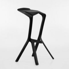 Барный стул Barneo N-227 Miura черный в Лесном - lesnoy.mebel24.online | фото 4