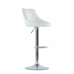Барный стул Barneo N-83 Comfort (Комфорт) белый в Лесном - lesnoy.mebel24.online | фото