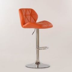 Барный стул Barneo N-85 Diamond оранжевый в Лесном - lesnoy.mebel24.online | фото 2