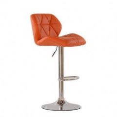 Барный стул Barneo N-85 Diamond оранжевый в Лесном - lesnoy.mebel24.online | фото