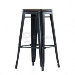 Барный табурет Barneo N-237 Tolix style Wood (цвет RAL) в Лесном - lesnoy.mebel24.online | фото