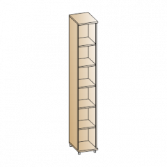 Детская Мелисса композиция 7 (Гикори Джексон светлый) в Лесном - lesnoy.mebel24.online | фото 5