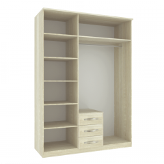 ДИАНА Д11 Шкаф для одежды в Лесном - lesnoy.mebel24.online | фото 2