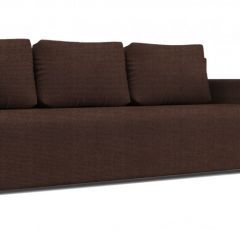 Диван Алиса 4 Shaggy CHOCOLATE - Teos Dark Brown в Лесном - lesnoy.mebel24.online | фото