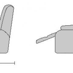 Диван-трансформер Recliner TWIN (Твин) в Лесном - lesnoy.mebel24.online | фото 5