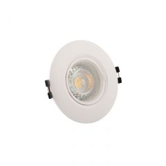 DK3028-WH Встраиваемый светильник, IP 20, 10 Вт, GU5.3, LED, белый, пластик в Лесном - lesnoy.mebel24.online | фото 3