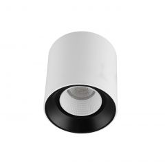 DK3090-WB+WH Светильник накладной IP 20, 10 Вт, GU5.3, LED, бело-черный/белый, пластик в Лесном - lesnoy.mebel24.online | фото