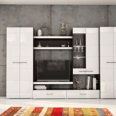 Фиеста №15 Комод с 6ю ящ (Венге/Белый глянец) в Лесном - lesnoy.mebel24.online | фото 2