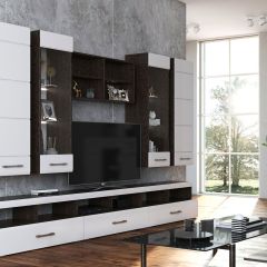 Фиеста №15 Комод с 6ю ящ (Венге/Белый глянец) в Лесном - lesnoy.mebel24.online | фото 3