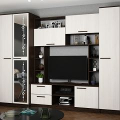 АВРОРА Гостиная (Венге/Анкор светлый) в Лесном - lesnoy.mebel24.online | фото 2
