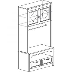 Гостиная Флоренция 4 Дуб оксфорд в Лесном - lesnoy.mebel24.online | фото 7