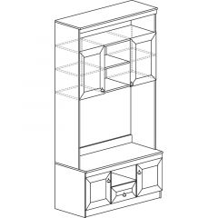 Гостиная Инна 1 Денвер светлый в Лесном - lesnoy.mebel24.online | фото 10