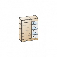 Гостиная Камелия Композиция 1 (Гикори Джексон светлый) в Лесном - lesnoy.mebel24.online | фото 9