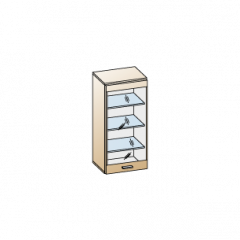 Гостиная Камелия Композиция 8 (Гикори Джексон светлый) в Лесном - lesnoy.mebel24.online | фото 4