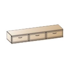 Гостиная Карина Композиция 1 (Гикори Джексон светлый) в Лесном - lesnoy.mebel24.online | фото 5
