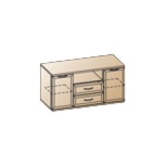 Гостиная Карина Композиция 13 (Гикори Джексон светлый) в Лесном - lesnoy.mebel24.online | фото 5