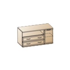 Гостиная Карина Композиция 22 (Гикори Джексон светлый) в Лесном - lesnoy.mebel24.online | фото 8