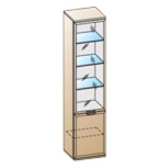 Гостиная Карина Композиция 9 (Гикори Джексон светлый) в Лесном - lesnoy.mebel24.online | фото 6