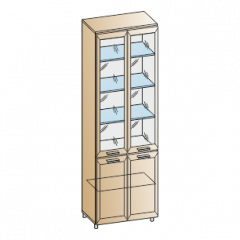 Гостиная Мелисса Композиция 3 (Гикори Джексон светлый) в Лесном - lesnoy.mebel24.online | фото 7