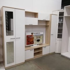 Гостиная МГС 3 Исполнение 1 (Дуб сонома/Белый) в Лесном - lesnoy.mebel24.online | фото 4