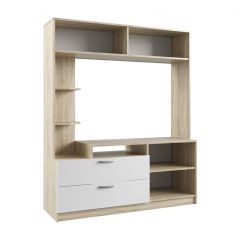 СОФИ Гостиная (модульная) дуб сонома/белый глянец в Лесном - lesnoy.mebel24.online | фото 6