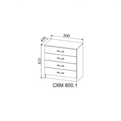 СОФИ Гостиная (модульная) дуб сонома/белый глянец в Лесном - lesnoy.mebel24.online | фото 15