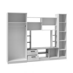 Гостиная СОЛО ЛДСП Белый в Лесном - lesnoy.mebel24.online | фото 2