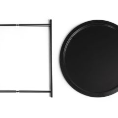 Журнальный стол Tray 47х51 black в Лесном - lesnoy.mebel24.online | фото 3