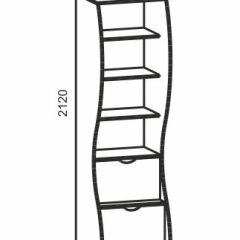 Киви №11 Пенал с 2мя ящ., (ЛДСП молочный дуб/лайм) в Лесном - lesnoy.mebel24.online | фото 2