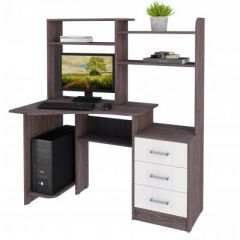 Компьютерный стол №16 (Анкор темныйанкор темный) в Лесном - lesnoy.mebel24.online | фото 2