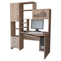 Компьютерный стол КЛ №6.0 правый (Дуб баррик) в Лесном - lesnoy.mebel24.online | фото