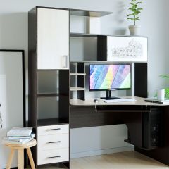 Компьютерный стол КЛ №6.0 правый (Венге/Дуб молочный) в Лесном - lesnoy.mebel24.online | фото 2