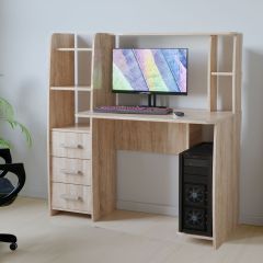 Компьютерный стол КЛ №6.3 (Дуб баррик) в Лесном - lesnoy.mebel24.online | фото