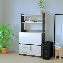 Компьютерный стол СП-1 (Венге/Дуб молочный) в Лесном - lesnoy.mebel24.online | фото 4