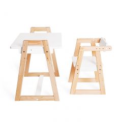 Комплект детской мебели стол и  два стула Я САМ "Лофт-Дуо" (Белый) в Лесном - lesnoy.mebel24.online | фото 6