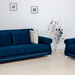 Комплект Роуз ТД 410 диван-кровать + кресло + комплект подушек в Лесном - lesnoy.mebel24.online | фото 1