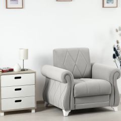 Комплект Роуз ТД 414 диван-кровать + кресло + комплект подушек в Лесном - lesnoy.mebel24.online | фото 2