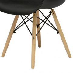 Кресло Barneo N-14 WoodMold черный в Лесном - lesnoy.mebel24.online | фото 3