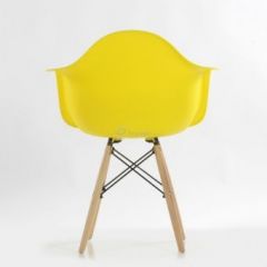 Кресло Barneo N-14 WoodMold желтый в Лесном - lesnoy.mebel24.online | фото 3