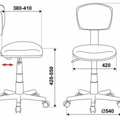 Кресло Бюрократ CH-299/G/15-48 серый в Лесном - lesnoy.mebel24.online | фото 3