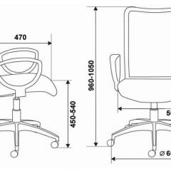 Кресло Бюрократ CH-599/R/TW-97N красный в Лесном - lesnoy.mebel24.online | фото 3