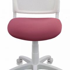 Кресло детское Бюрократ CH-W296NX/26-31 белый TW-15 розовый 26-31 в Лесном - lesnoy.mebel24.online | фото 3