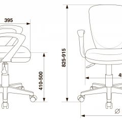 Кресло детское Бюрократ KD-W10AXSN/26-25 серый в Лесном - lesnoy.mebel24.online | фото 4