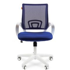 Кресло для оператора CHAIRMAN 696 white (ткань TW-10/сетка TW-05) в Лесном - lesnoy.mebel24.online | фото 2