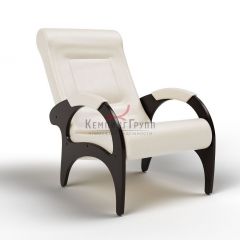 Кресло для отдыха Римини 19-К-КР (экокожа/венге) КРЕМ в Лесном - lesnoy.mebel24.online | фото