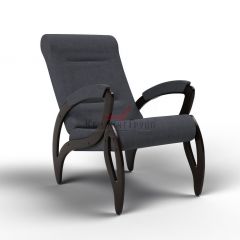 Кресло для отдыха Зельден 20-Т-ГР (тканьвенге) ГРАФИТ в Лесном - lesnoy.mebel24.online | фото