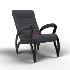 Кресло для отдыха Зельден 20-Т-ГР (тканьвенге) ГРАФИТ в Лесном - lesnoy.mebel24.online | фото 1