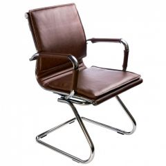 Кресло для посетителя Бюрократ CH-993-Low-V/Brown коричневый в Лесном - lesnoy.mebel24.online | фото 1